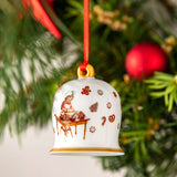 VILLEROY & BOCH Annual Christmas Edition 2023 Campana Campanella 7cm Porcellana