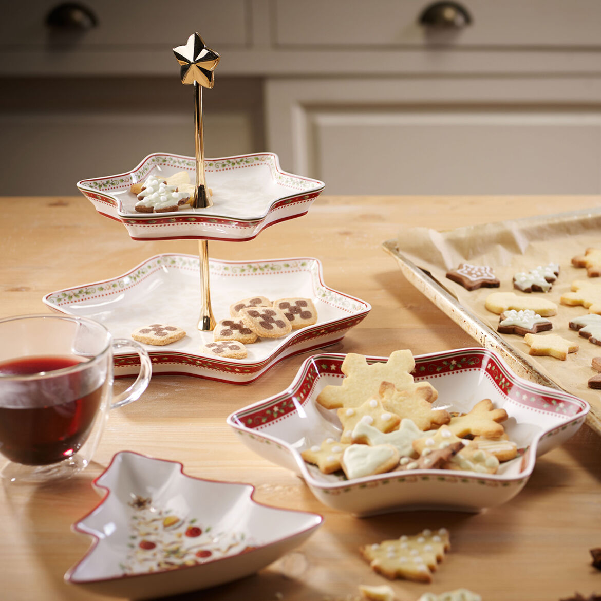 VILLEROY & BOCH Winter Bakery Delight Alzata Etagere 27cm Tavola di Natale