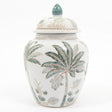Potiche Abeliana Drimmer in ceramica con decori oro 30 cm