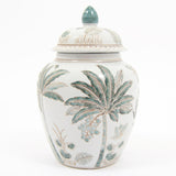 Potiche Abeliana Drimmer in ceramica con decori oro 30 cm