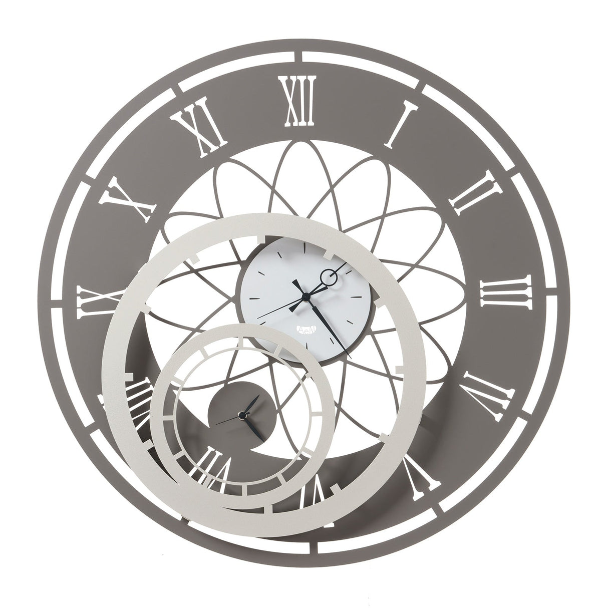 Orologio da parete Butterfly Flowers Arti e Mestieri in metallo 40cm