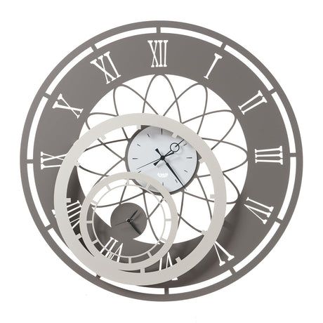 Orologio da parete Butterfly Flowers Arti e Mestieri in metallo 40cm