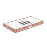 EASY LIFE Nutcracker Schiaccianoci Set 6 Decorazioni Appendini per Albero di Natale Porcellana