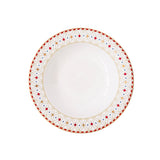 EASY LIFE Christmas Wonderland Table Service Plates Set 18 Pieces Porcelain Christmas Table