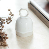 VILLEROY &amp; BOCH Winter Glow Bell Bell 10cm Porcelain Christmas Decoration