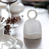 VILLEROY &amp; BOCH Winter Glow Bell Bell 10cm Porcelain Christmas Decoration
