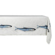 Tovaglia Sardine Simple Day in lino bianco 160x320 cm