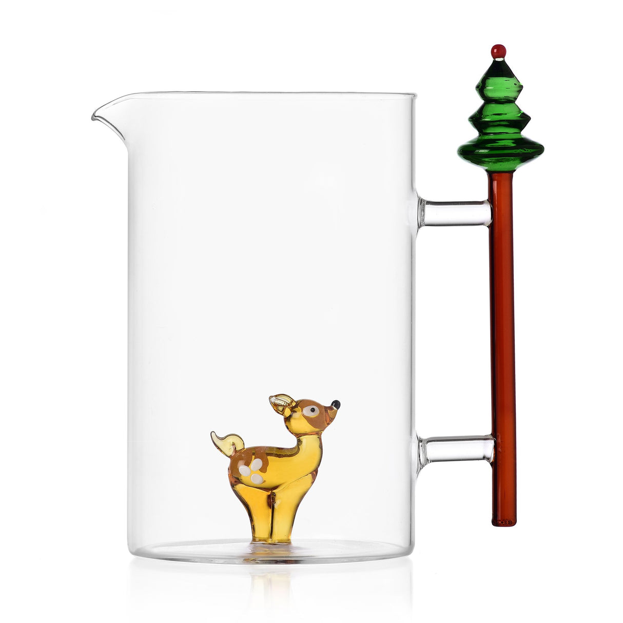 Brocca Woodland Tales Ichendorf in vetro borosilicato con cerbiatto 150 ml