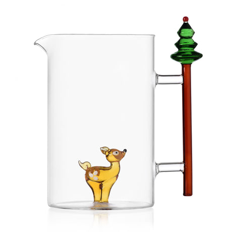Brocca Woodland Tales Ichendorf in vetro borosilicato con cerbiatto 150 ml