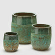 Vaso porta piante Saigon EDG in ceramica turchese 23x20 cm