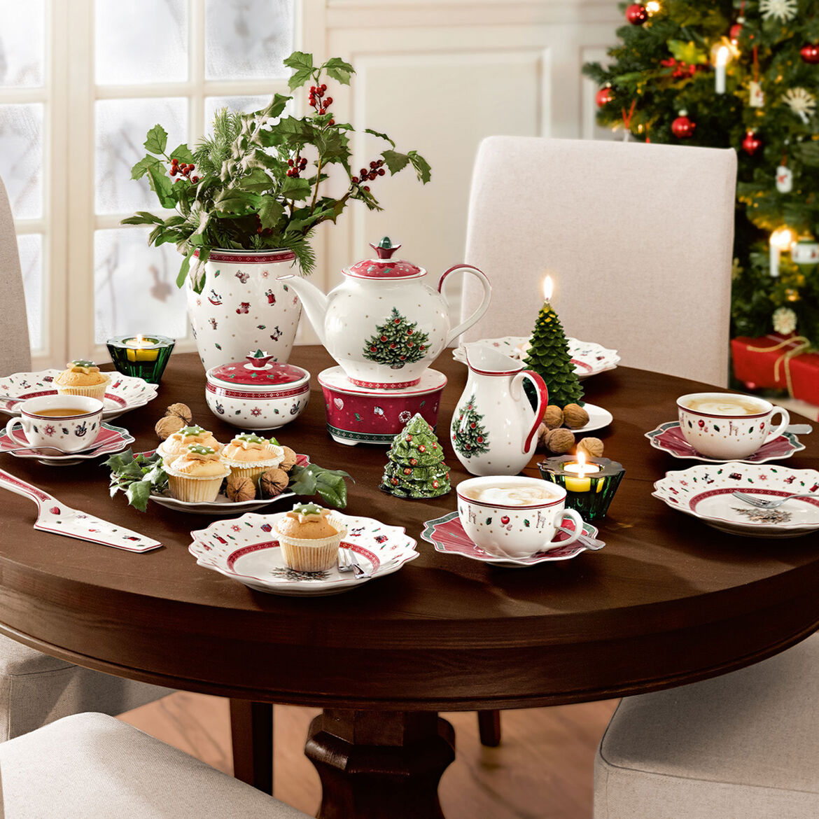 VILLEROY &amp; BOCH Toy's Delight Saucer Cup Caffe Latte 300ml with Saucer 19cm Christmas Table