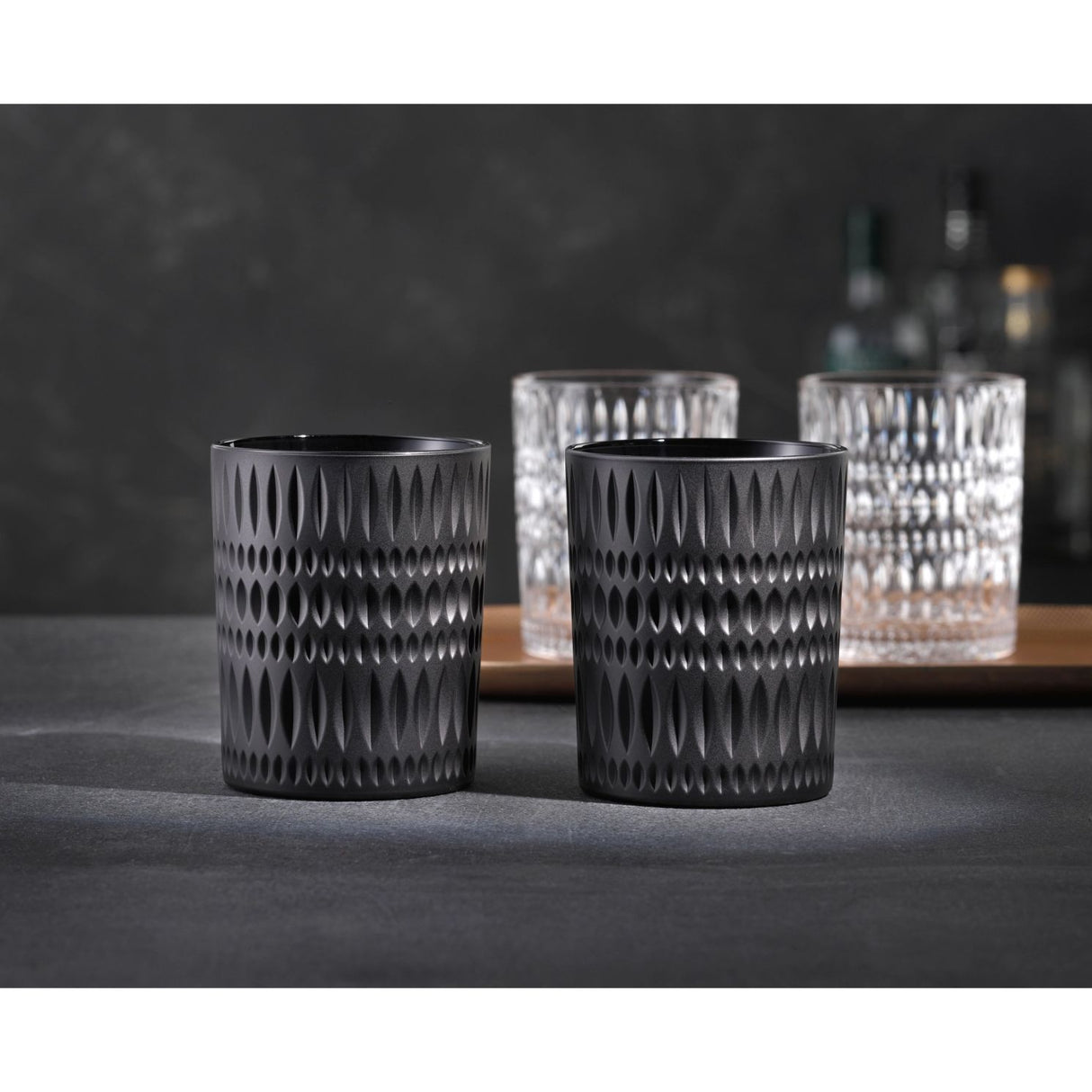 NACHTMANN Ethno Tumbler Whiskey Water Glass Set 2 Pieces 304ml Crystal