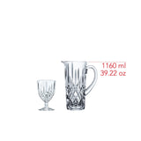 NACHTMANN Noblesse Brocca Caraffa 1L con 4 Calici 350ml Cristallo