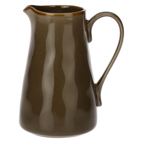 Brocca Concerto Rose & Tulipani in stoneware color tortora 600 ml
