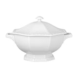 Zuppiera Maria Rosenthal in porcellana bianca ottagonale 2,8 litri