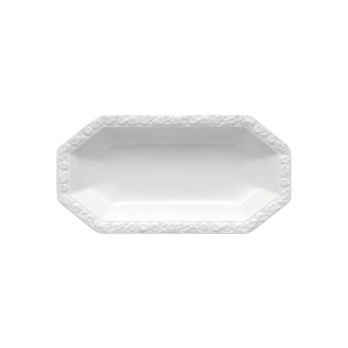 Raviera Maria Rosenthal in porcellana bianca con rilievi 25,5 cm