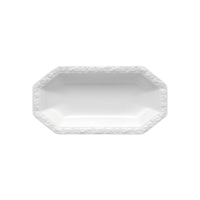 Raviera Maria Rosenthal in porcellana bianca con rilievi 25,5 cm