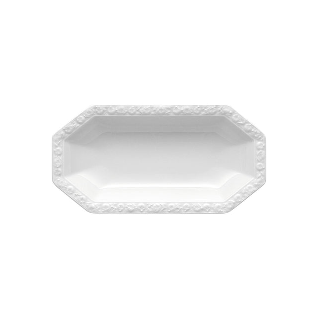 Raviera Maria Rosenthal in porcellana bianca con rilievi 25,5 cm