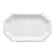 Piatto ovale Maria Rosenthal in porcellana bianca con bordo sagomato 38,5 cm