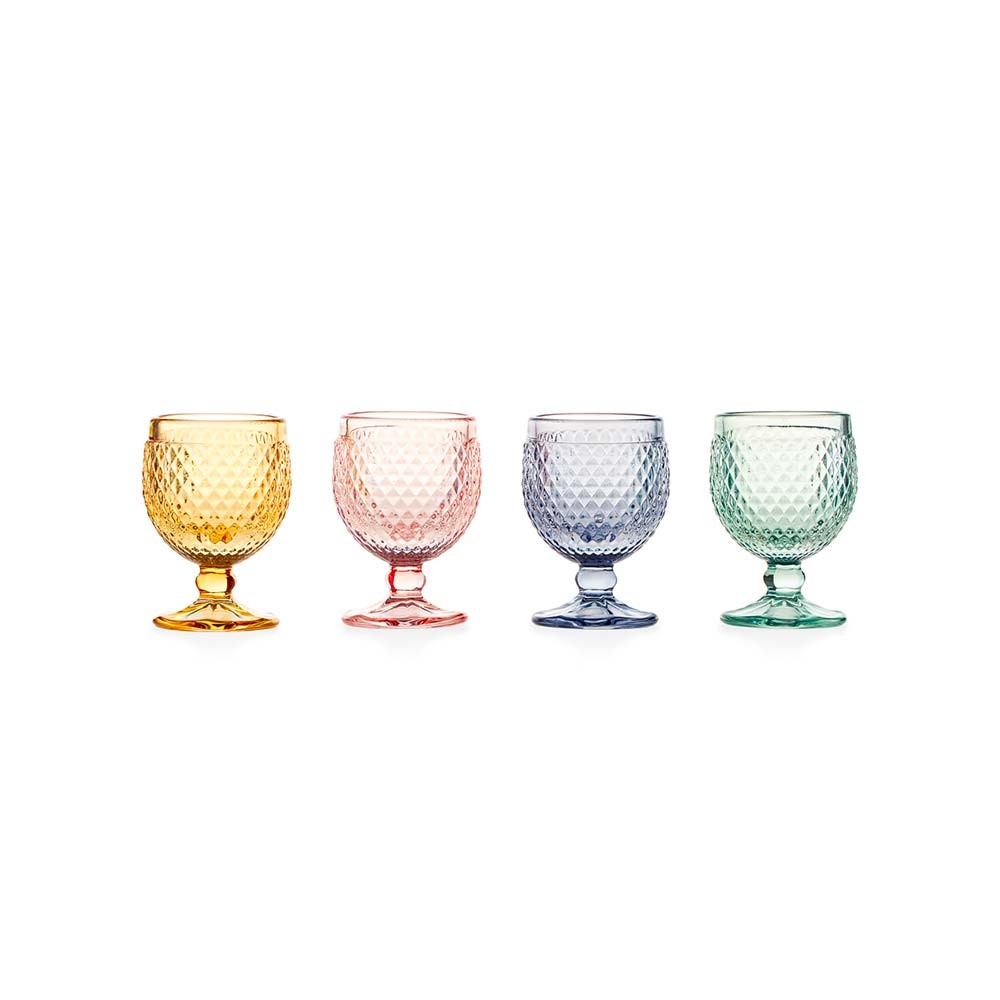 Set 4 bicchierini liquore Emò Italia in vetro trasparente 4,5x7 cm