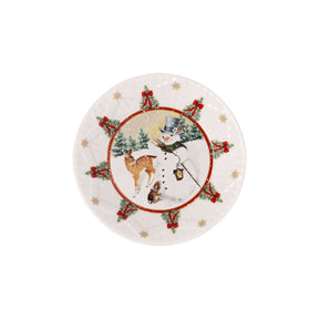 Ciotola Pupazzo di Neve Villeroy & Boch in porcellana decorata 16,5 cm