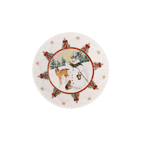 Ciotola Pupazzo di Neve Villeroy & Boch in porcellana decorata 16,5 cm