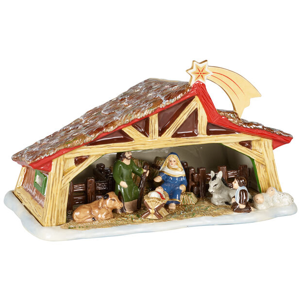 Presepe Natività Villeroy & Boch in porcellana decorata dettagliata