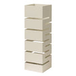 Portaombrelli Montemaggi geometrico in metallo colore panna 49 cm
