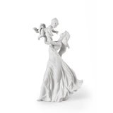 Scultura Madre Il Mio Bellissimo Bebè Lladrò porcellana bianca opaca 46x29 cm