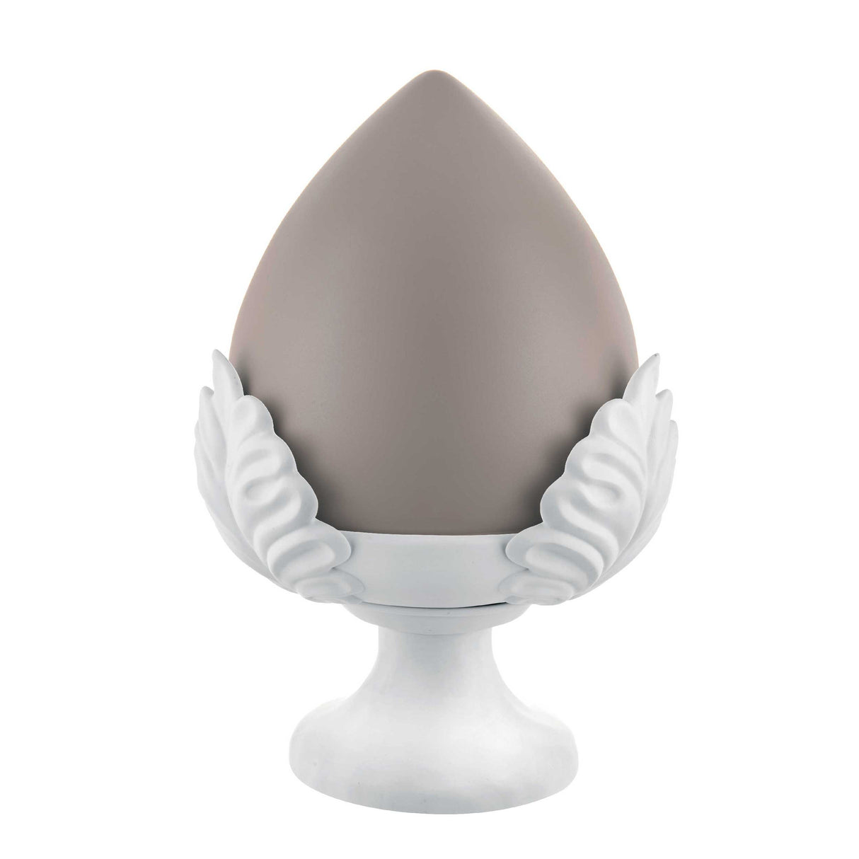 Pumo Pugliese Bongelli Preziosi in marmorino colore tortora 30 cm