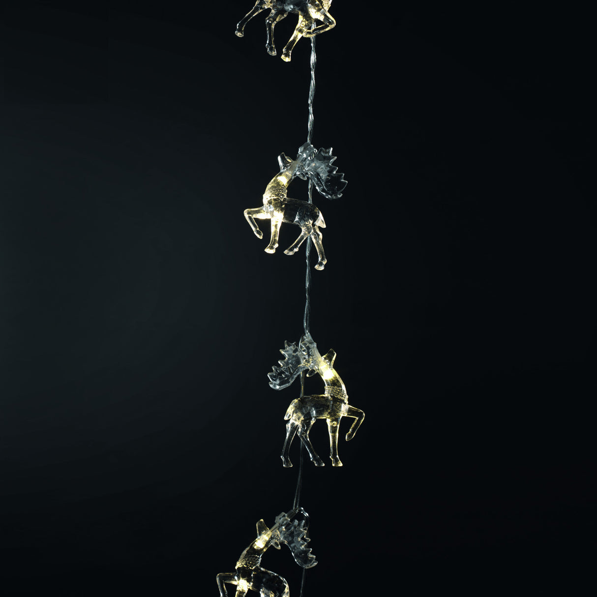 Catena luminosa con cervi Mascagni Casa a LED 135 cm