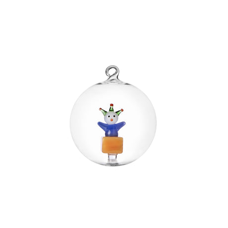 Pallina di Natale Schiaccianoci Ichendorf in vetro borosilicato 8cm
