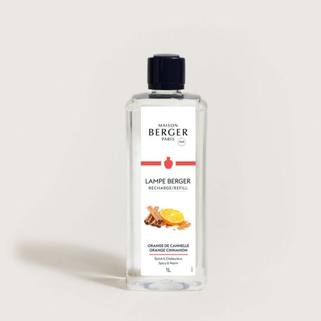 Ricarica profumo Lampe Berger Orange de Cannelle flacone 1 litro