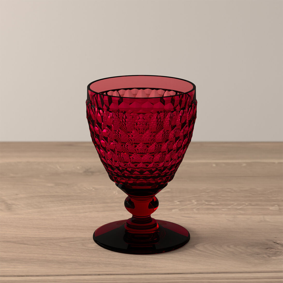 Calice vino Boston Coloured Villeroy & Boch in cristallo rosso 12 cm