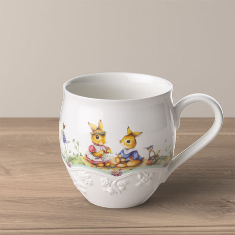 Tazza caffè Spring Fantasy Villeroy & Boch in porcellana con coniglietti