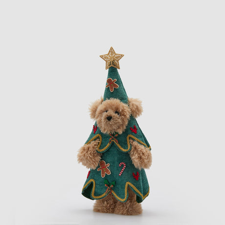 Orso natalizio Pino EDG in tessuto decorativo 60x28 cm