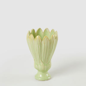 Vaso Freaky tulipano EDG in ceramica verde 21x13,5 cm