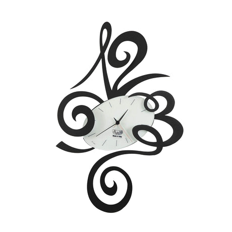 Orologio da parete Robin Arti & Mestieri in metallo nero piccolo
