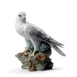 Scultura Nobile Falco Lladrò in porcellana lucida 41x35 cm