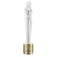 Scultura coppia stilizzata Bongelli Preziosi in resina finitura oro 40 cm