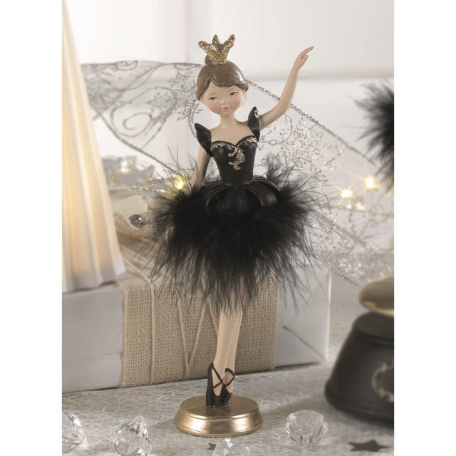 Statuetta ballerina Mascagni Casa in resina decorativa 21 cm