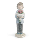 Statuetta Ti Meriti Il Meglio Lladrò in porcellana lucida 18x7x10 cm