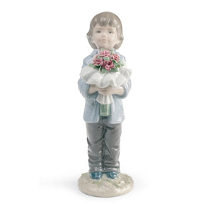 Statuetta Ti Meriti Il Meglio Lladrò in porcellana lucida 18x7x10 cm