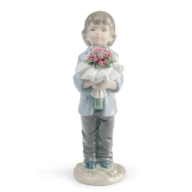 Statuetta Ti Meriti Il Meglio Lladrò in porcellana lucida 18x7x10 cm