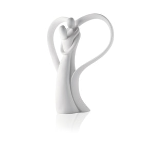 Scultura innamorati Bongelli Preziosi in marmorino altezza 39 cm