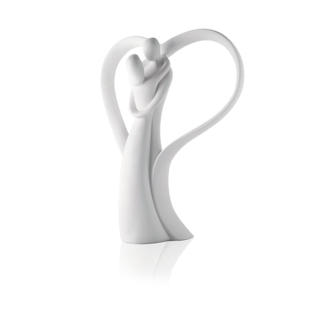 Scultura innamorati Bongelli Preziosi in marmorino altezza 39 cm