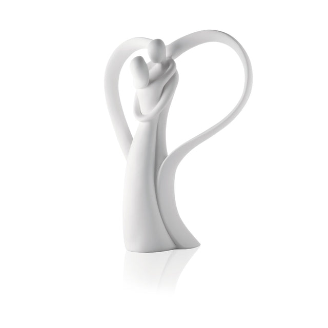Scultura innamorati Bongelli Preziosi in marmorino altezza 39 cm