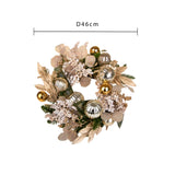 BIANCHI DINO Crown Garland with Synthetic Gold Spheres 46cm