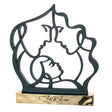 Scultura Natività Bongelli Preziosi in marmorino nero 17x15 cm