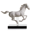 Statuina Cavallo al Galoppo Lladrò in porcellana decorata 17x24 cm